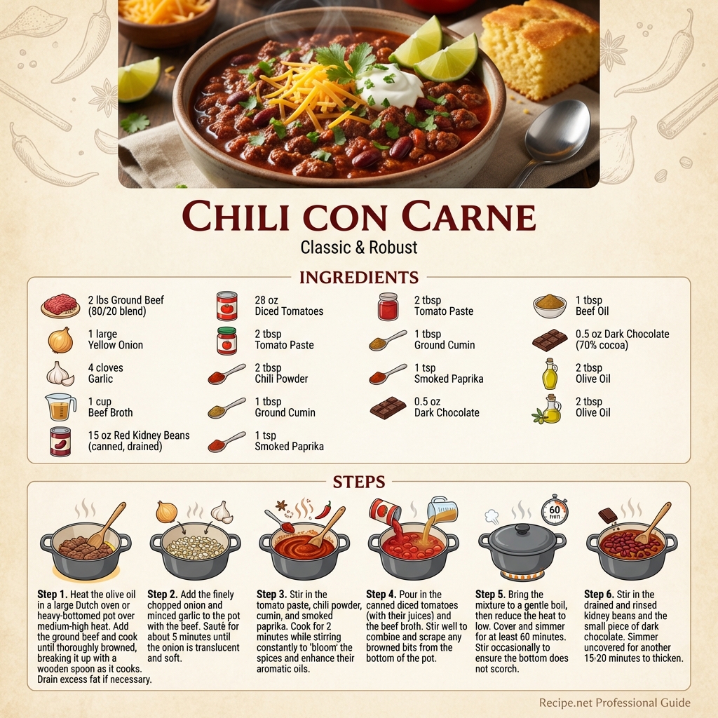 Chili Con Carne Infographic