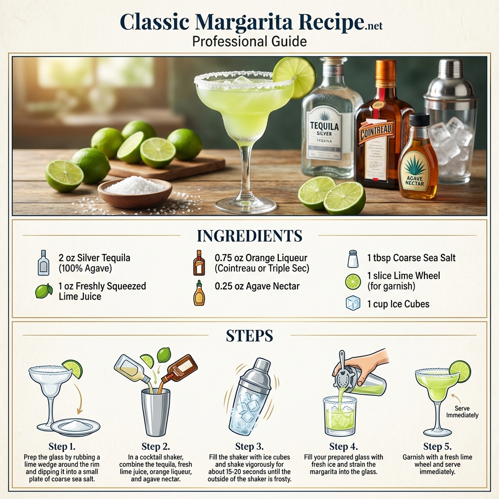 Classic Margarita Infographic