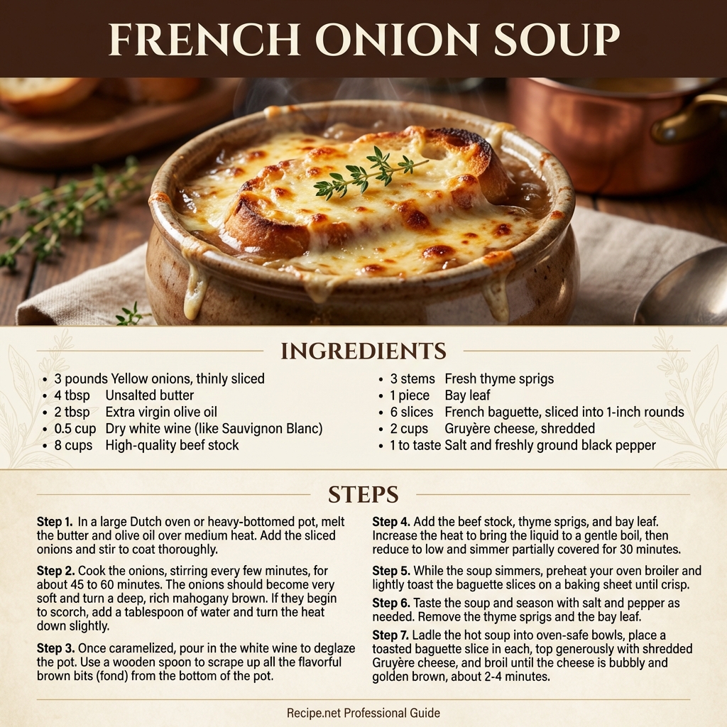 French Onion Soup Infographic
