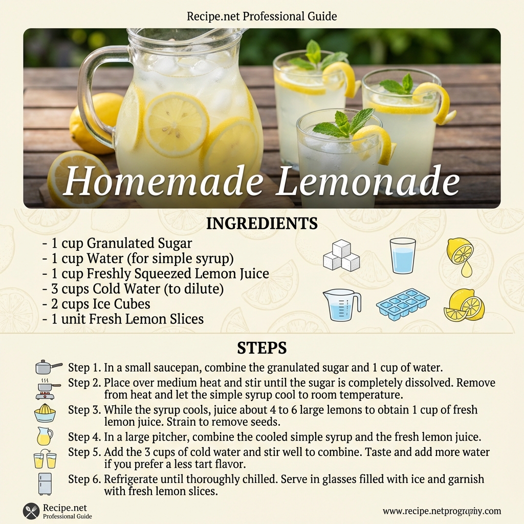 Homemade Lemonade Infographic