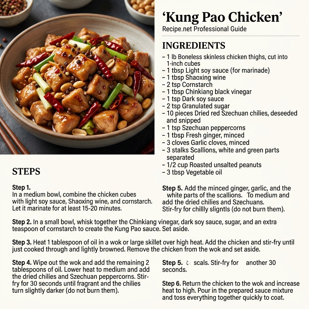 Kung Pao Chicken Infographic