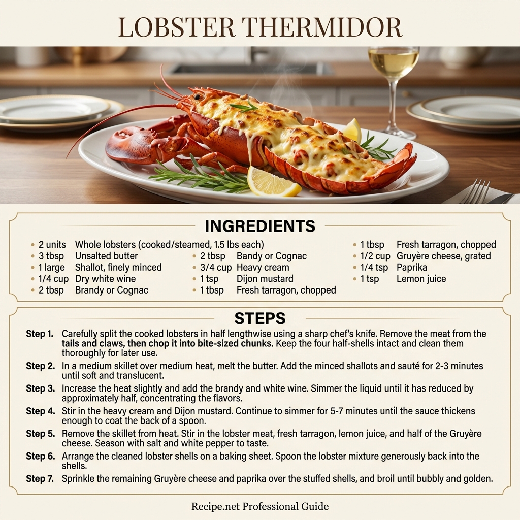 Lobster Thermidor Infographic
