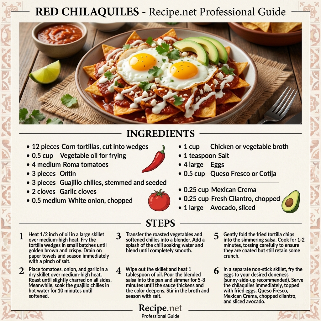 Red Chilaquiles Infographic