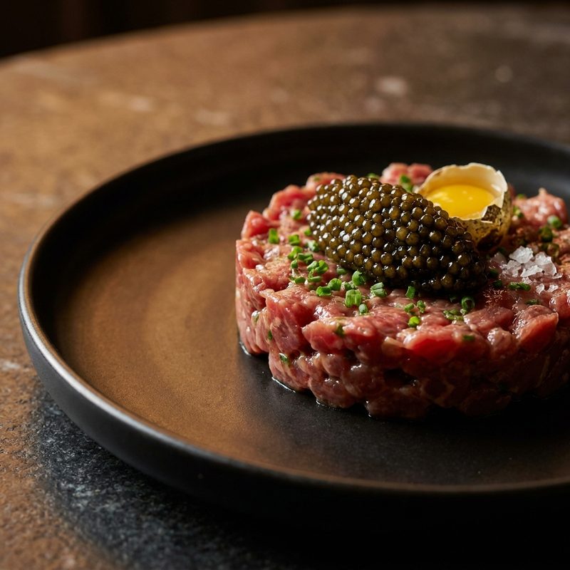 Beef Tartare with Caviar