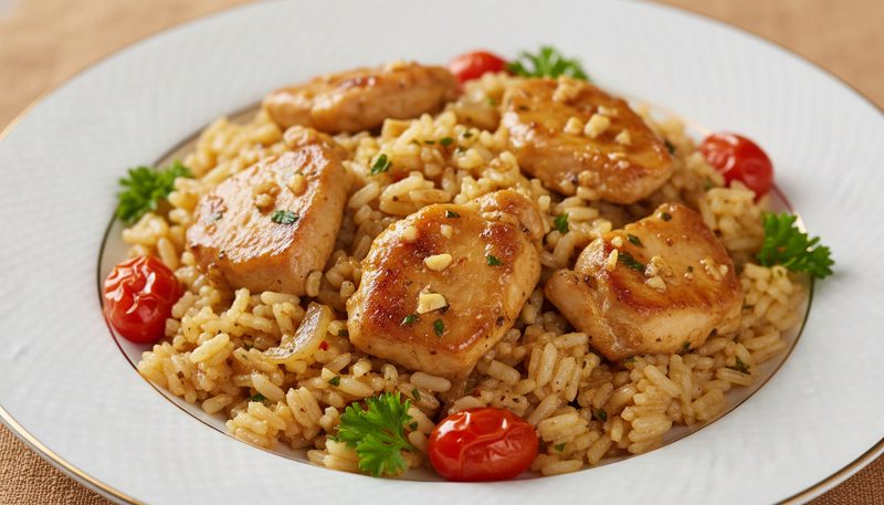 Chicken And Rice Skillet
