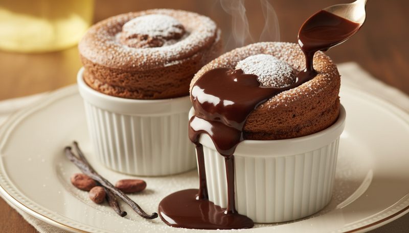 Individual Chocolate Souffles