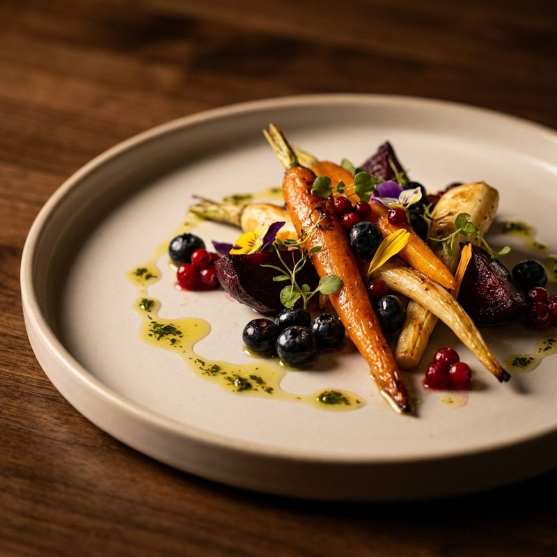 Root Vegetable & Wild Berry Plates